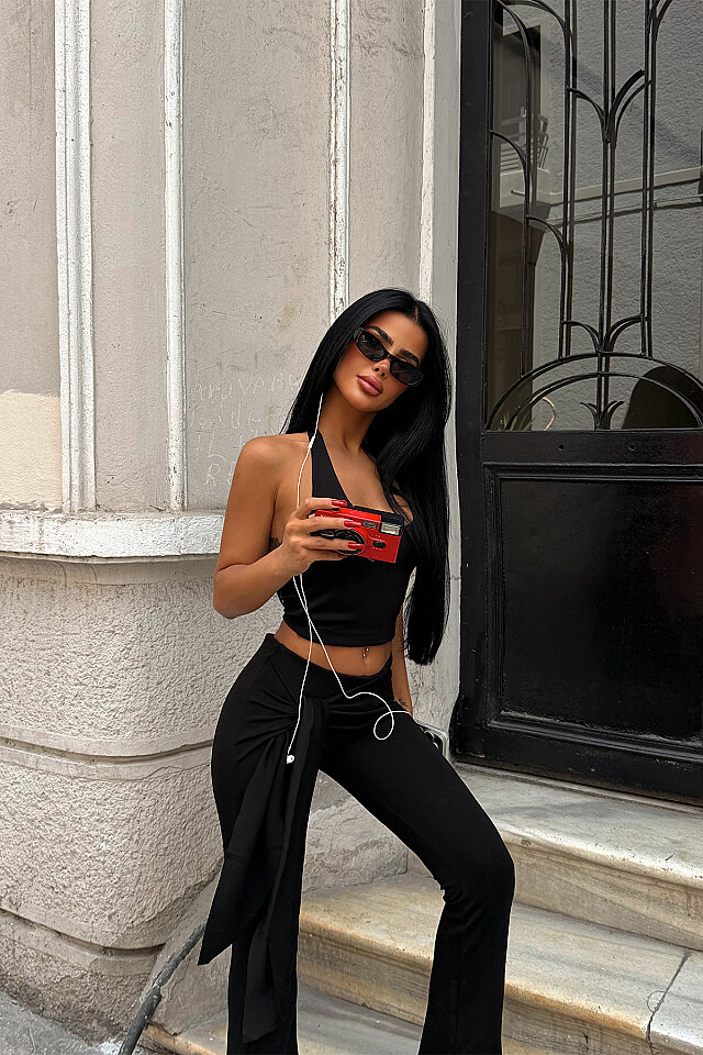 Siyah 4 Lü Yoga Set