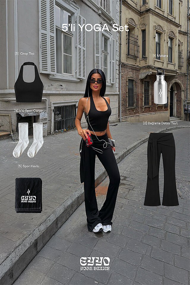 Siyah 5 Li Yoga Set -