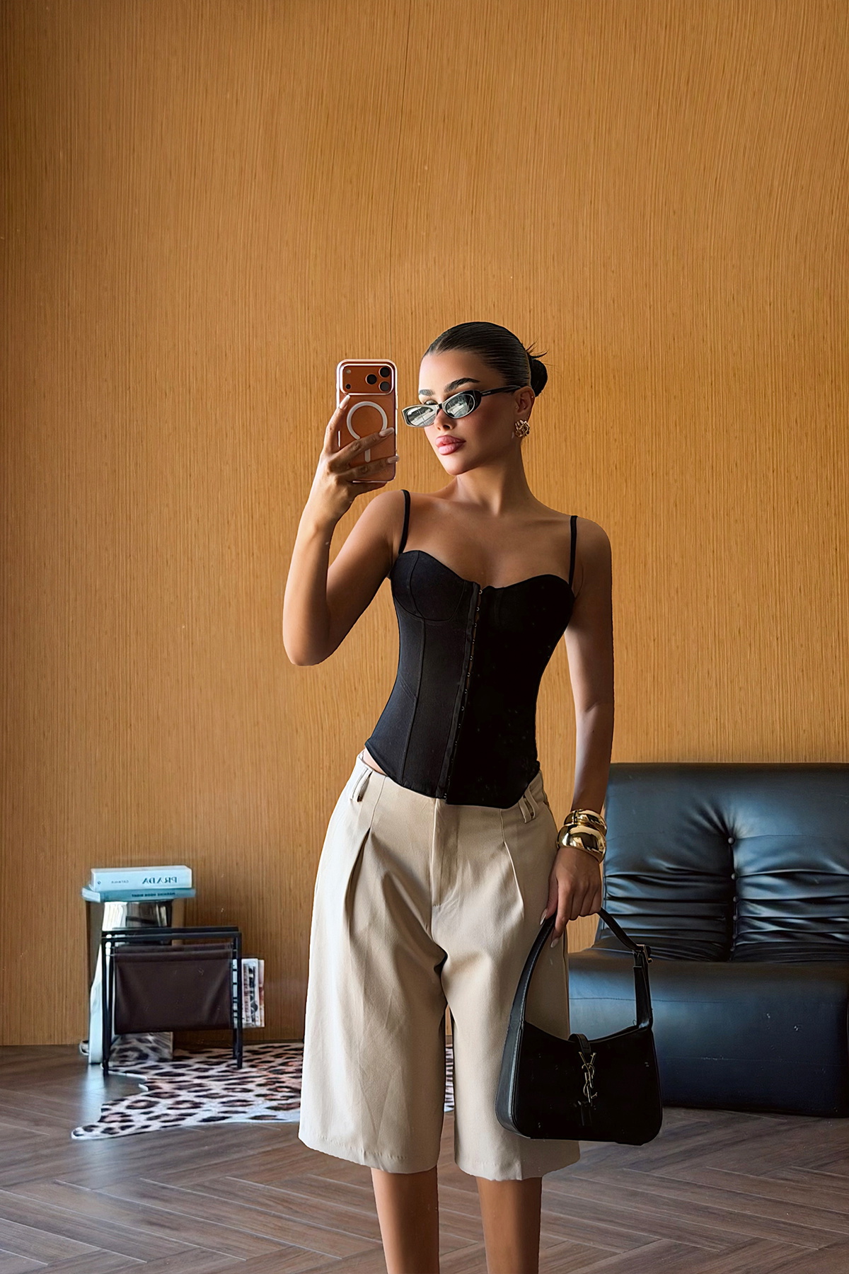 Siyah Yenomi Crop Top - 2
