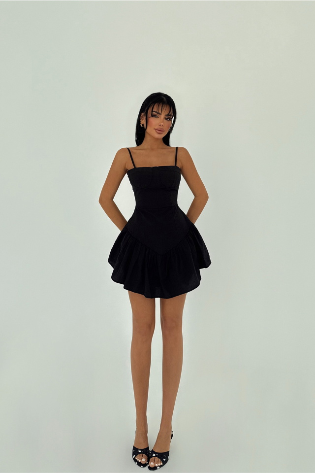 Siyah Tatiana Elbise ATE-1409 