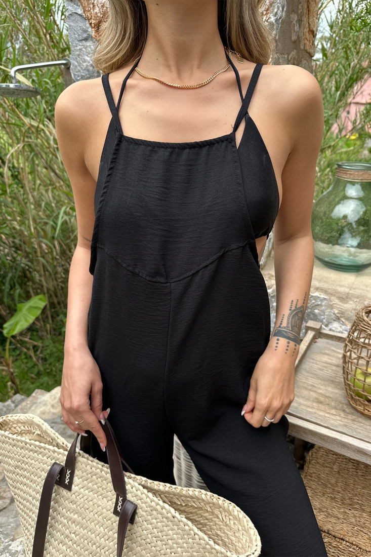 Siyah Askılı Tulum ATE6346 - BİG DART