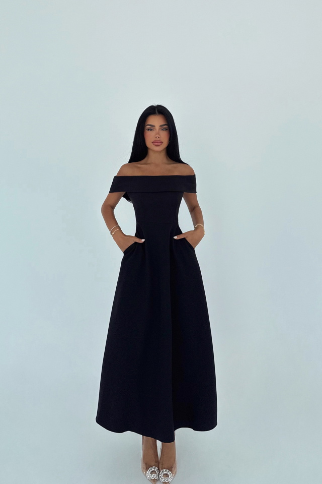 Siyah Creil Elbise ATE-2922 