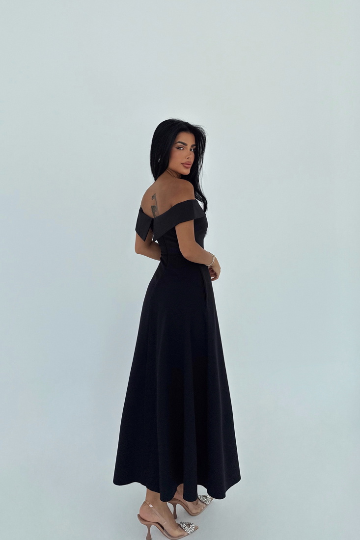 Siyah Creil Elbise ATE-2922 - EYYO
