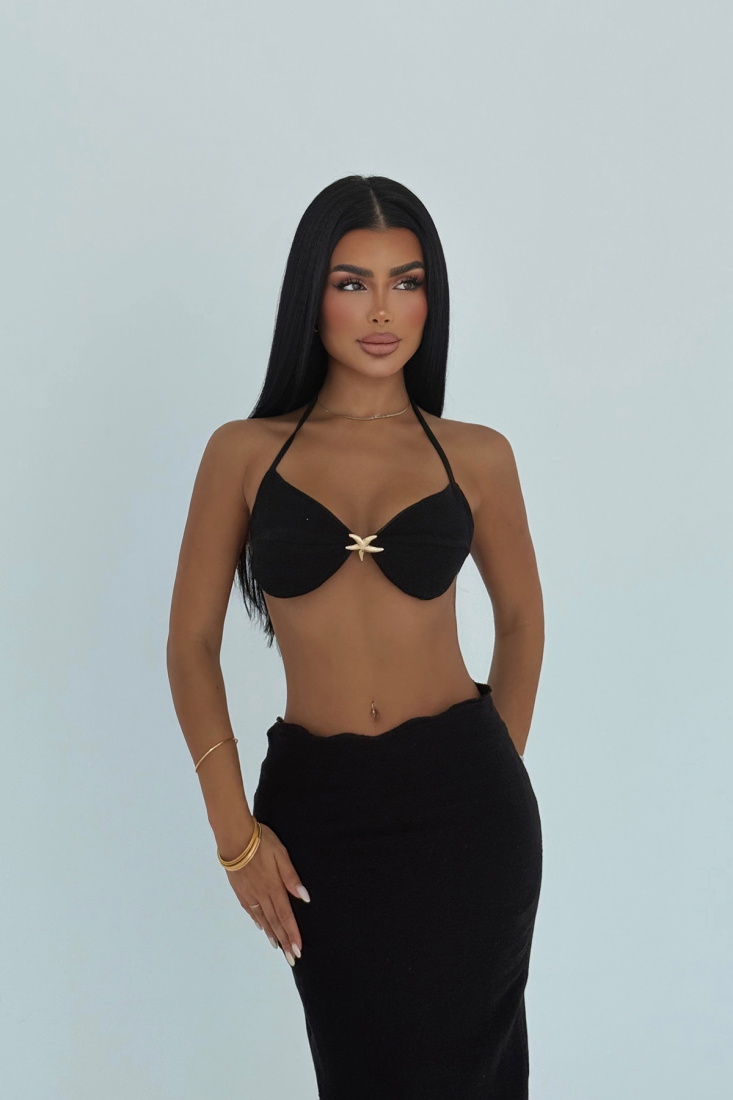 Siyah Costa Deniz Yıldızlı Takım ATE-3209 - EYYO