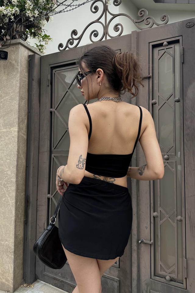 Siyah Bağlamalı Etekli Takım ATE7338 - 6