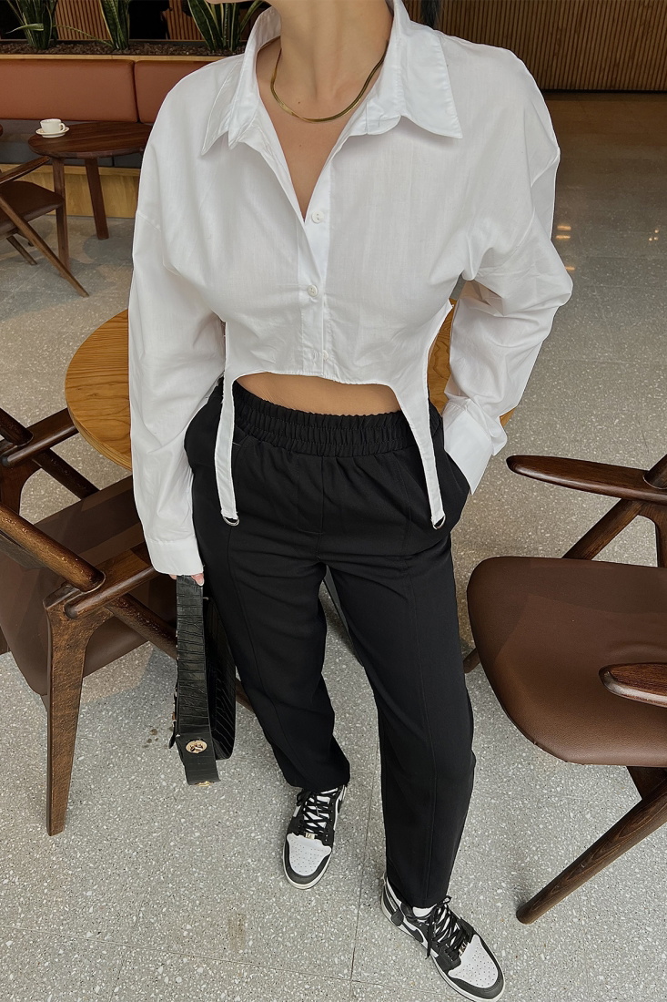 Siyah Basic Eşofman Altı ATE2622 - EYYO