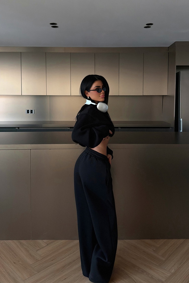 Siyah Knox Eşofman Takımı ATE-3822 - 4