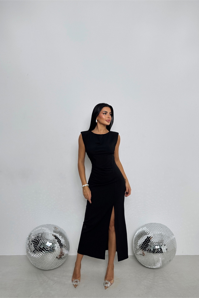 Siyah Fabiana Elbise ATE-1869 - 7