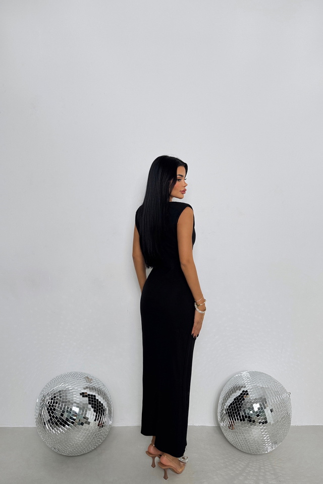 Siyah Fabiana Elbise ATE-1869 - 9