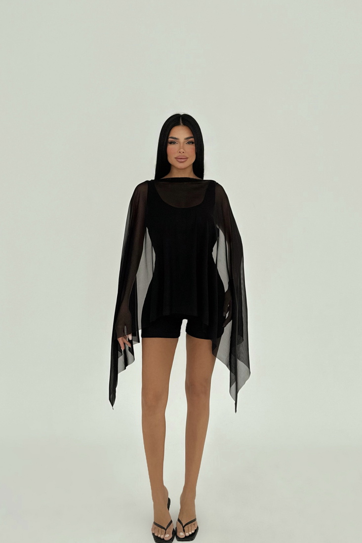 Siyah Carrie Mini Tulum ATE-2678 - EYYO