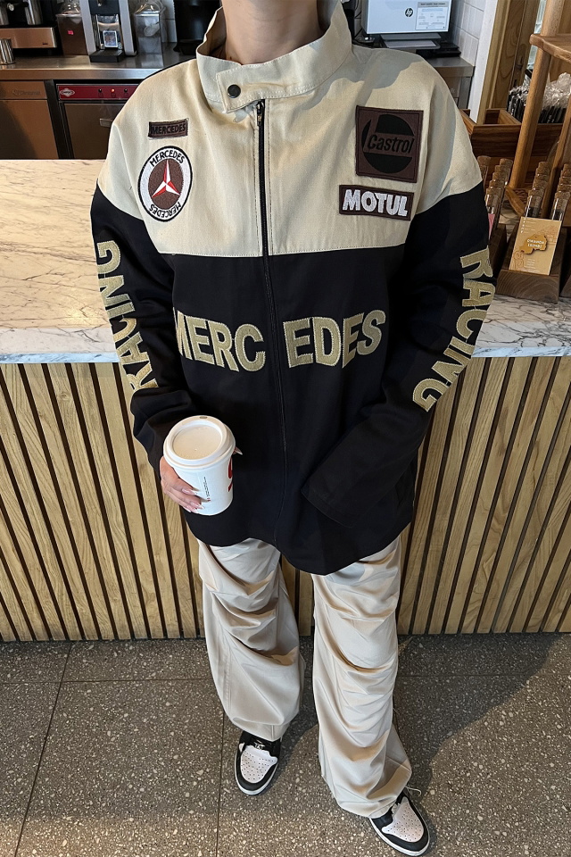 Siyah Baskılı Kolej Ceket ATE2549 - 2