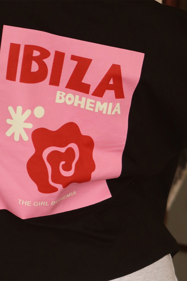 Siyah Bohemia Tshirt ATE-5262 - 4