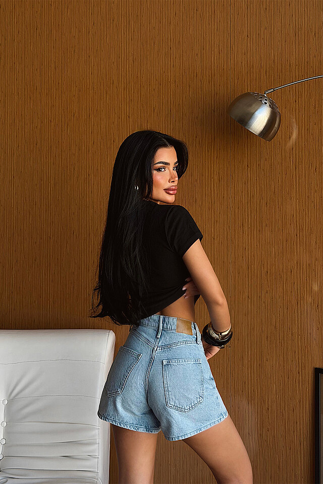 Siyah Tenge Tshirt