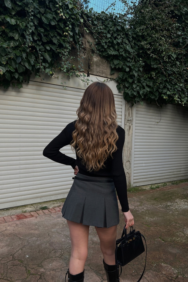 Siyah Boğazlı Kazak ATE3440 - 4