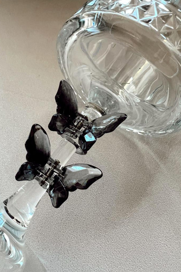 Siyah Butterfly Toka Seti Ak157 - EYYO