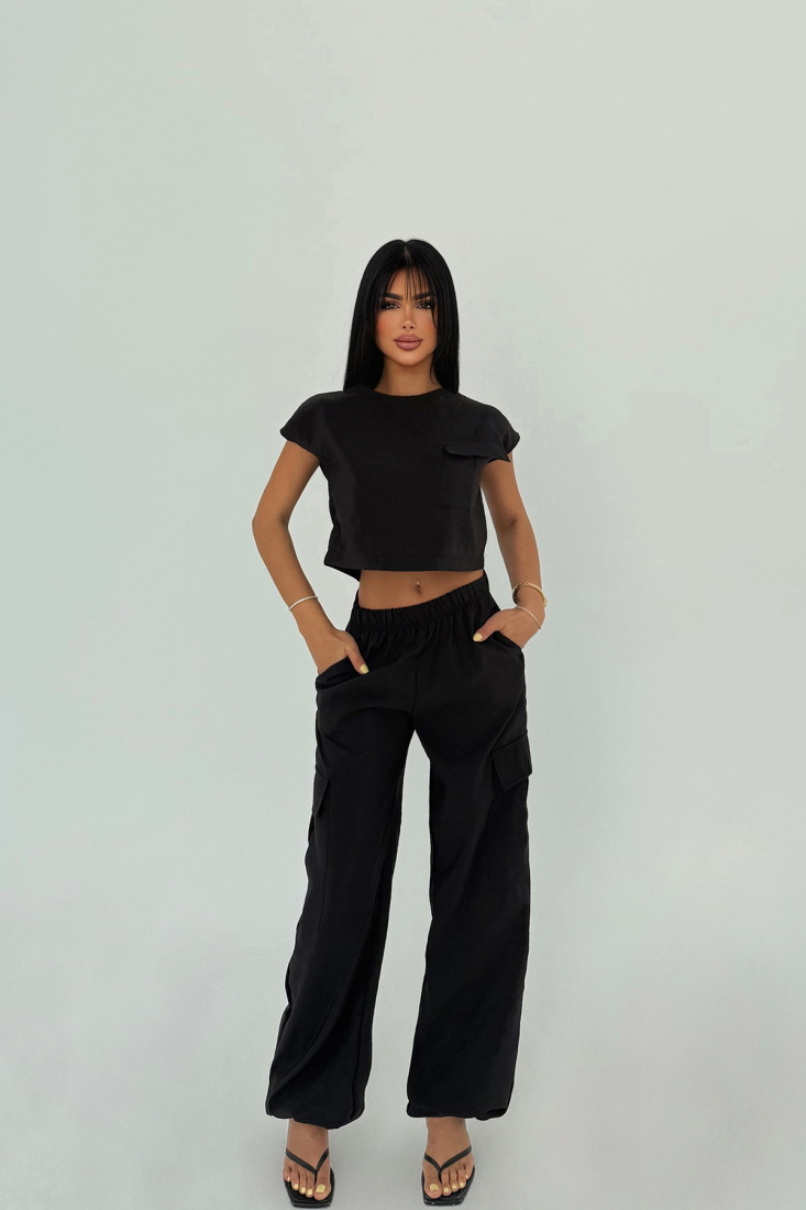 Siyah Natalina Takım ATE-1483 - EYYO