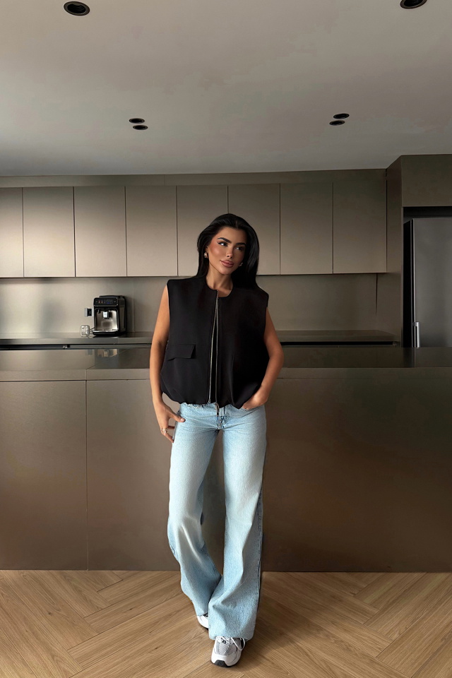 Siyah Hacciko Yelek ATE-2121 - 2