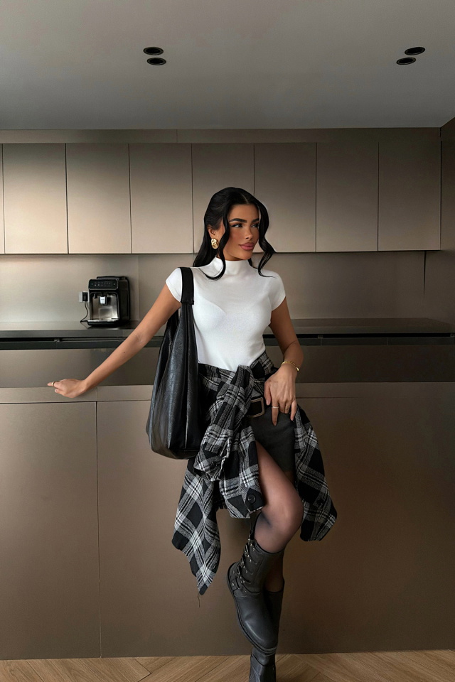 Siyah Gorgonia Gömlek ATE-4246 - 3