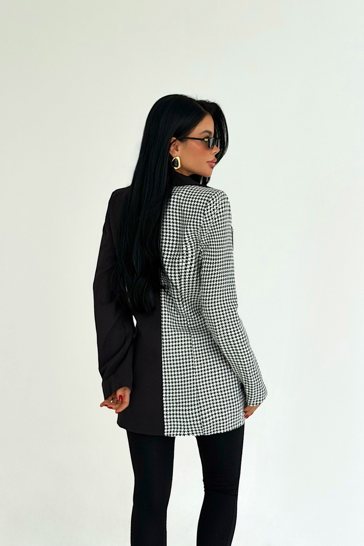 Siyah Ganso ceket ATE-3977 - EYYO