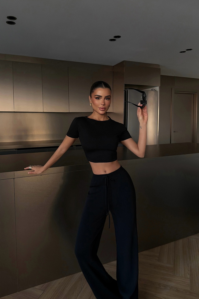 Siyah Avoria Triko Takım ATE-4601 