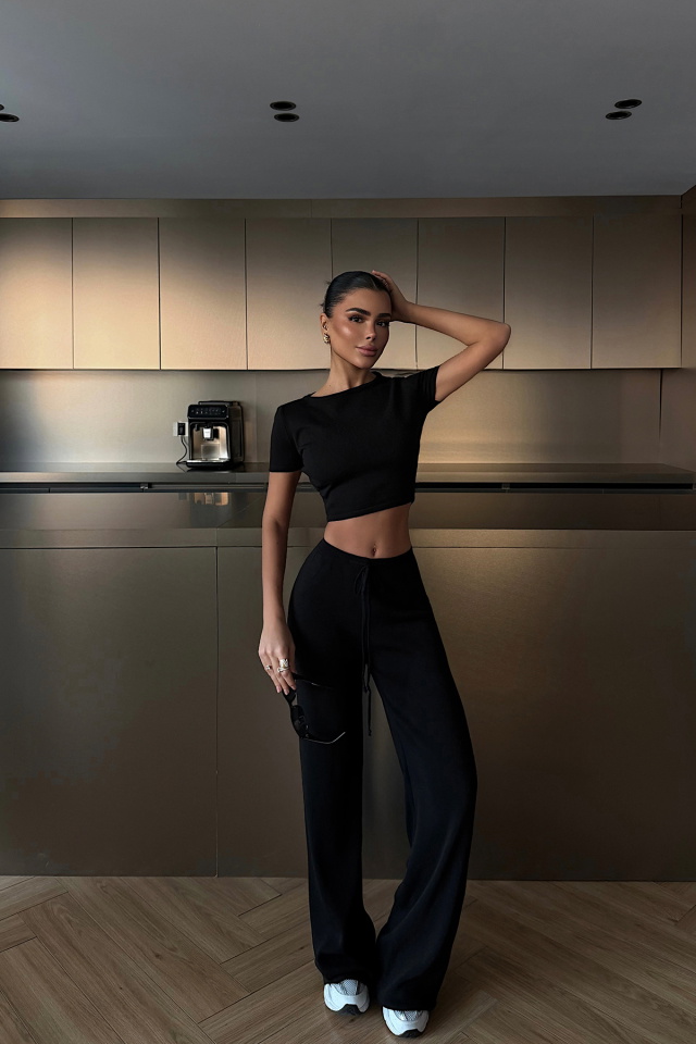 Siyah Avoria Triko Takım ATE-4601 - 2