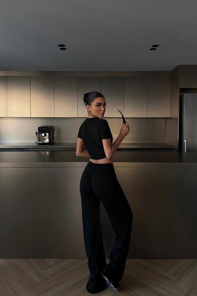 Siyah Avoria Triko Takım ATE-4601 - 4