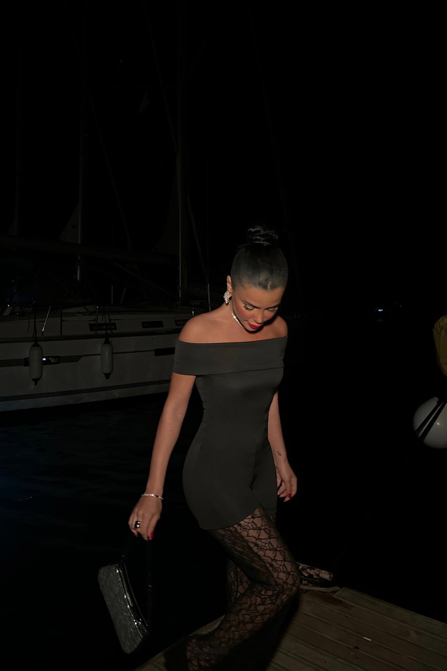 Siyah Ribbon Dantel Detaylı Tulum ATE-0973 - 4