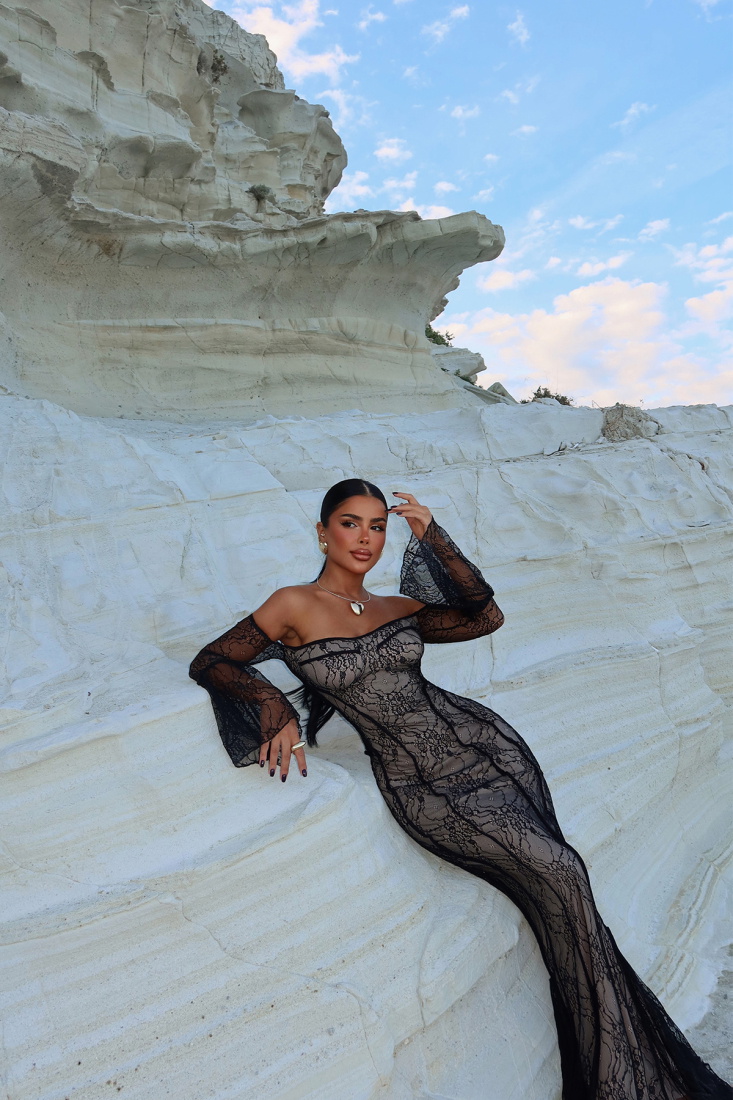 Marianna Dantel Uzun Elbise ATE-1473 - EYYO