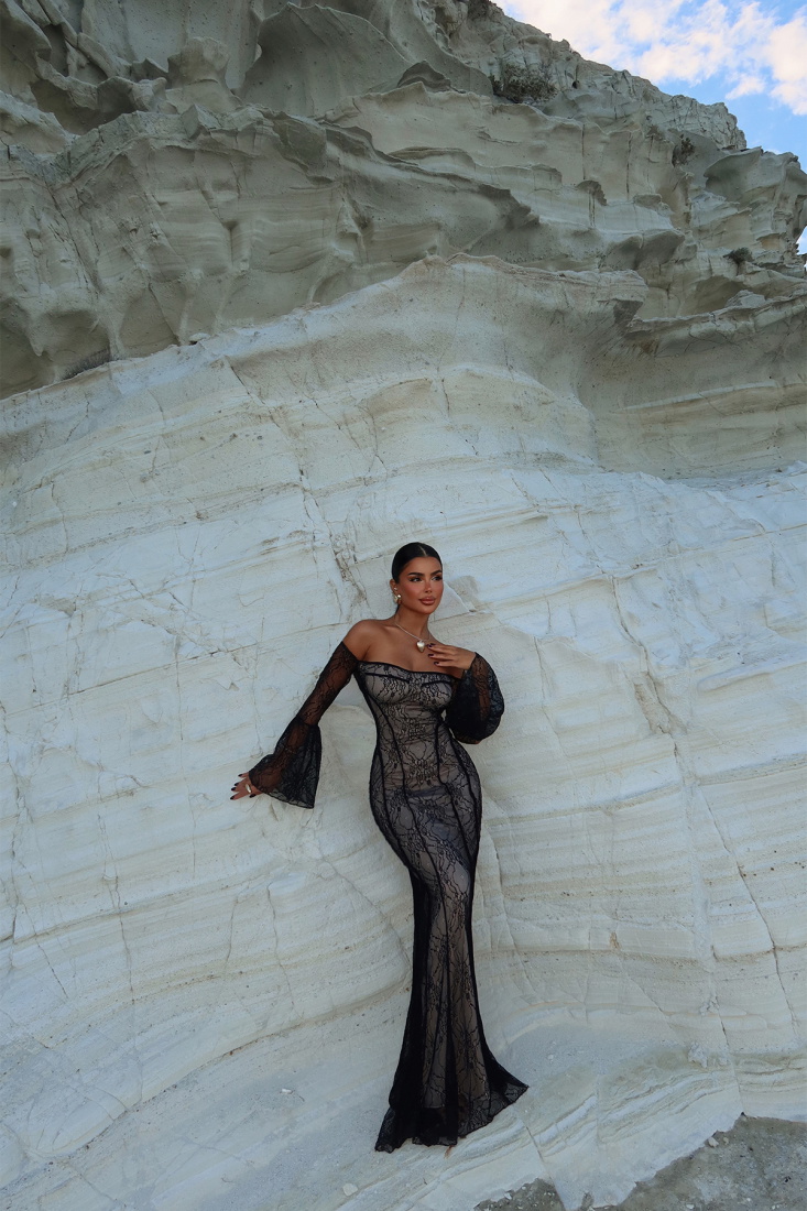 Marianna Dantel Uzun Elbise ATE-1473 - EYYO