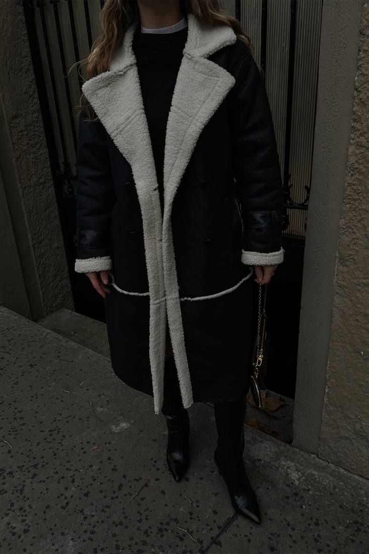 Siyah Deri Mont ATE2974 - EYYO