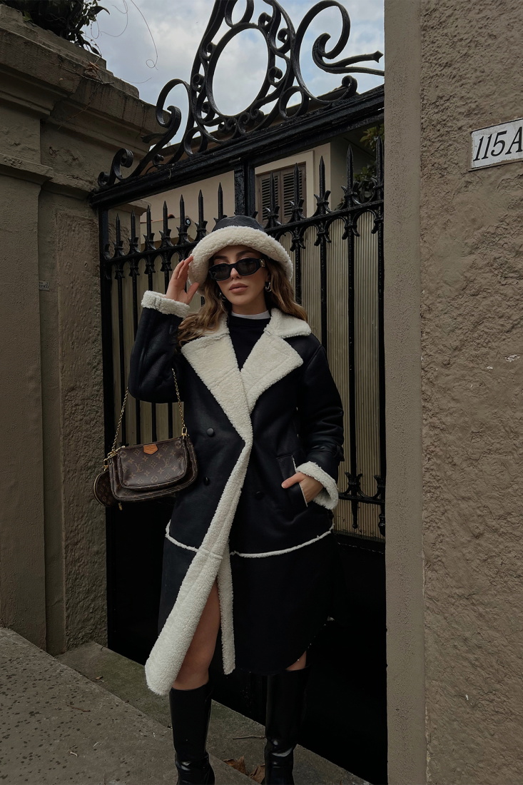 Siyah Deri Mont ATE2974 - EYYO