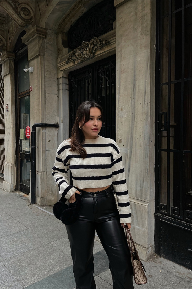 Siyah Deri Pantolon ATE2928 - EYYO