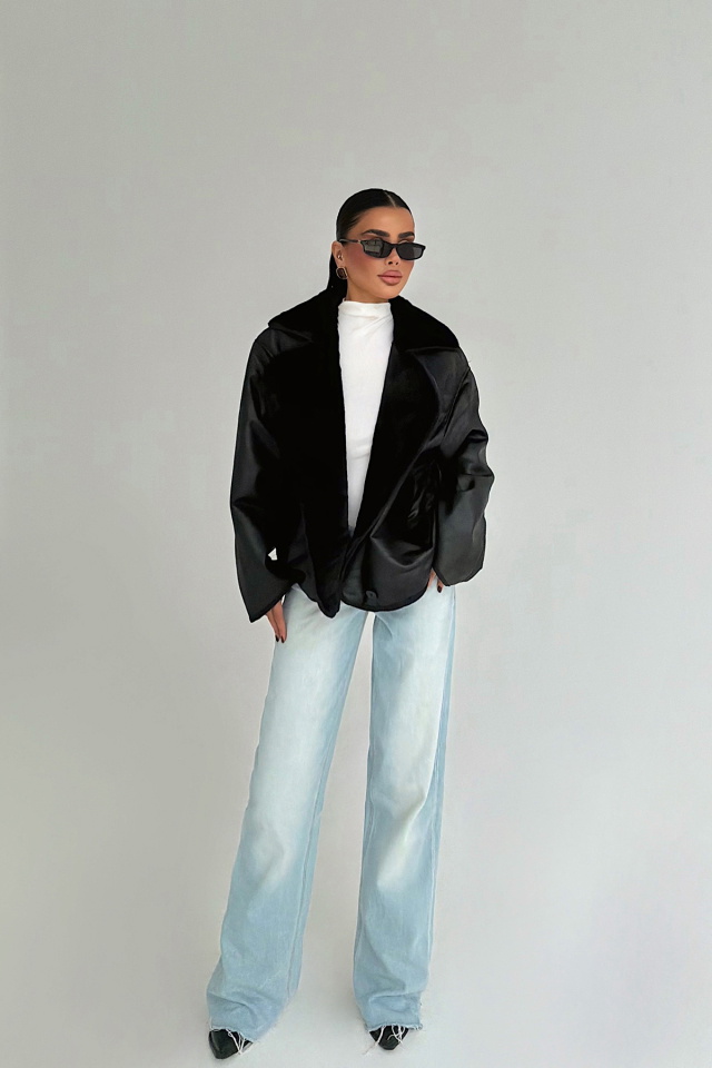 Siyah Soraya Ceket ATE-3779 - 2