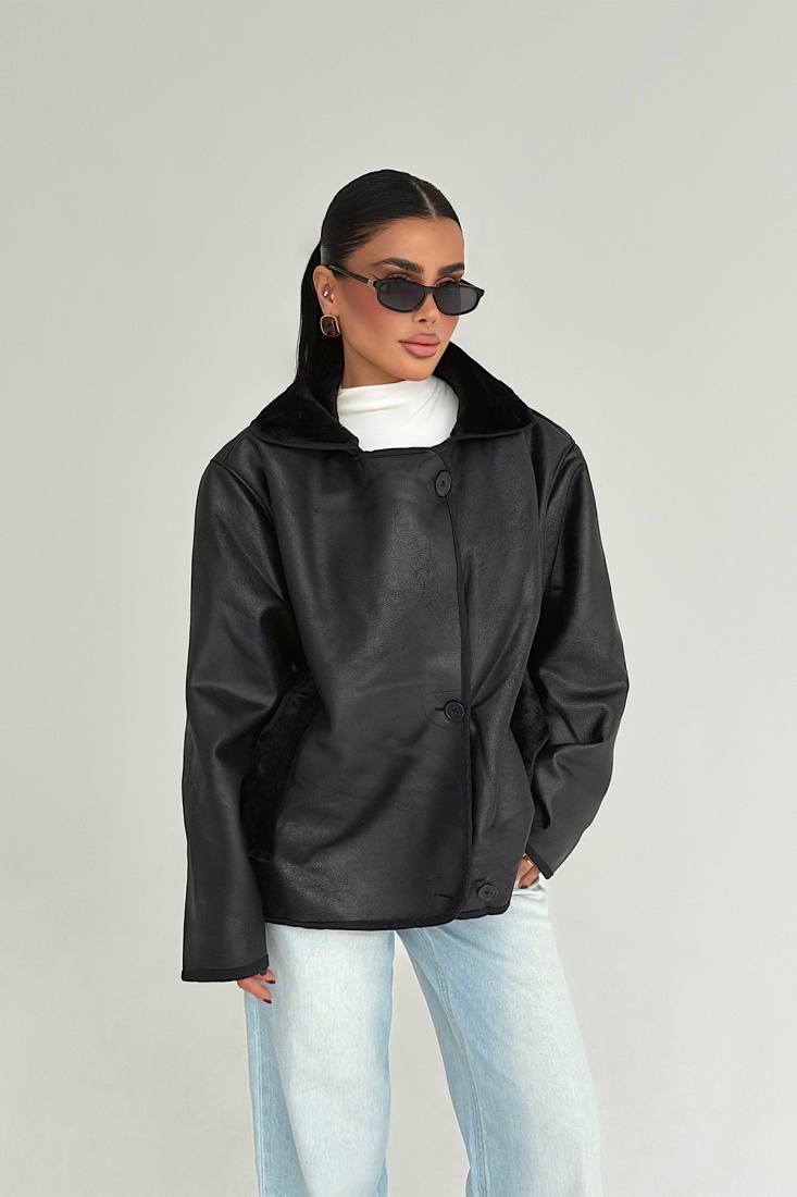 Siyah Soraya Ceket ATE-3779 - EYYO