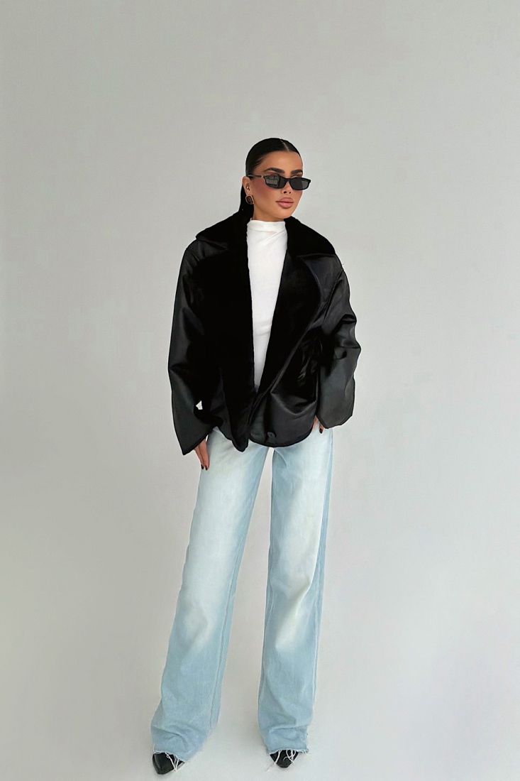 Siyah Soraya Ceket ATE-3779 - EYYO