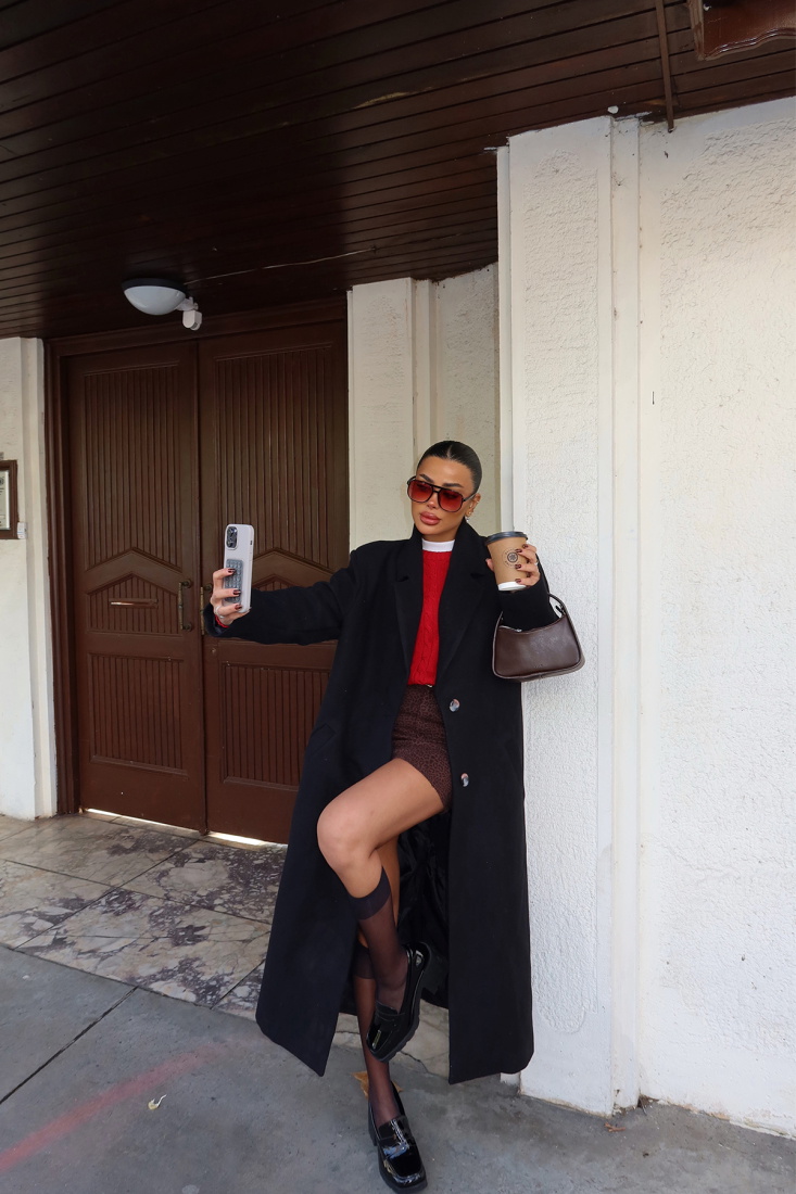 Siyah Ribcage Kaban ATE-1878 - EYYO