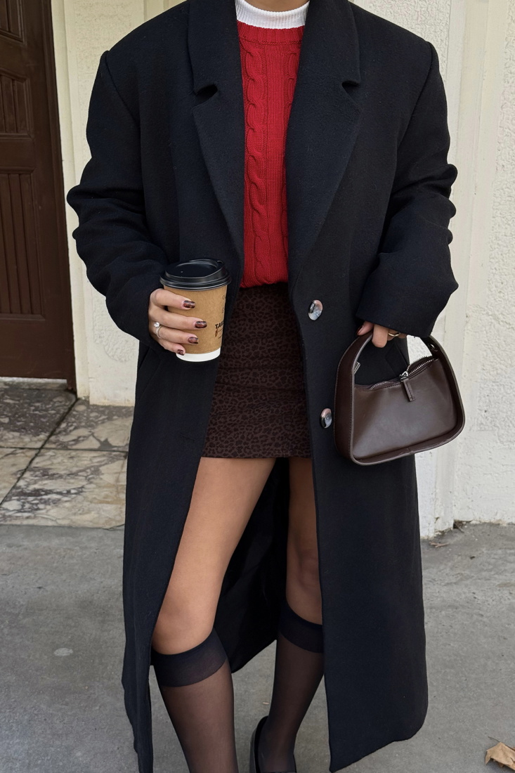 Siyah Ribcage Kaban ATE-1878 - EYYO