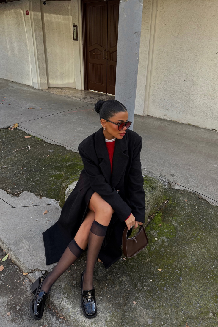 Siyah Ribcage Kaban ATE-1878 - EYYO