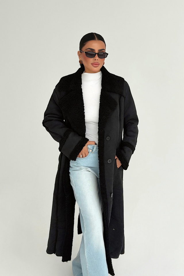 Siyah Bronski Ceket ATE-3785 - 2