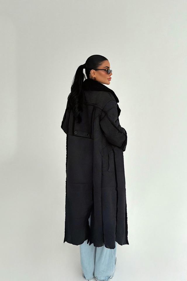 Siyah Bronski Ceket ATE-3785 - 3