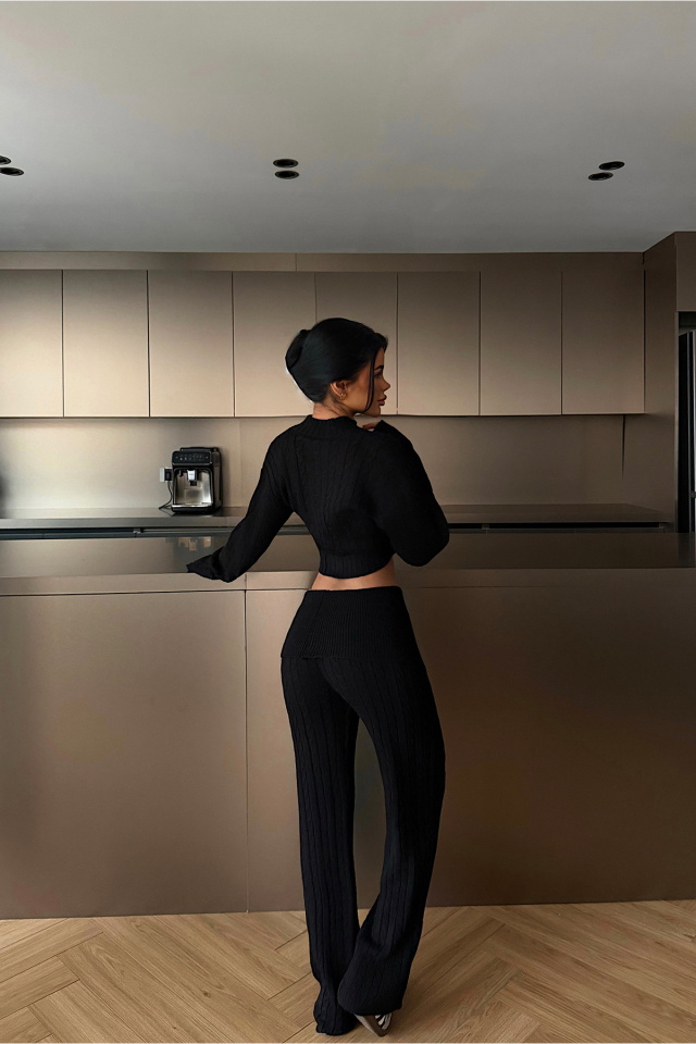 Siyah Isobel Triko Takım ATE-4501 - 4