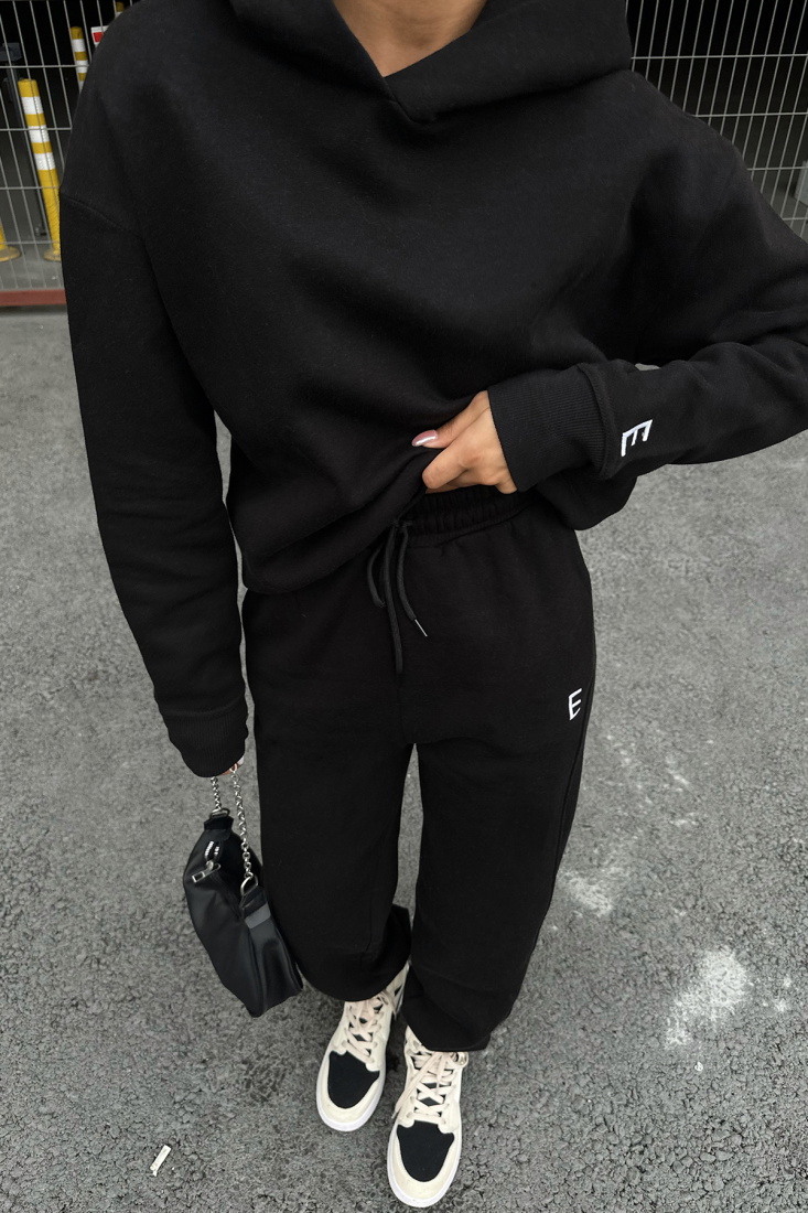 Siyah SAVANNAH Eşofman Takım ATE-0334 - EYYO