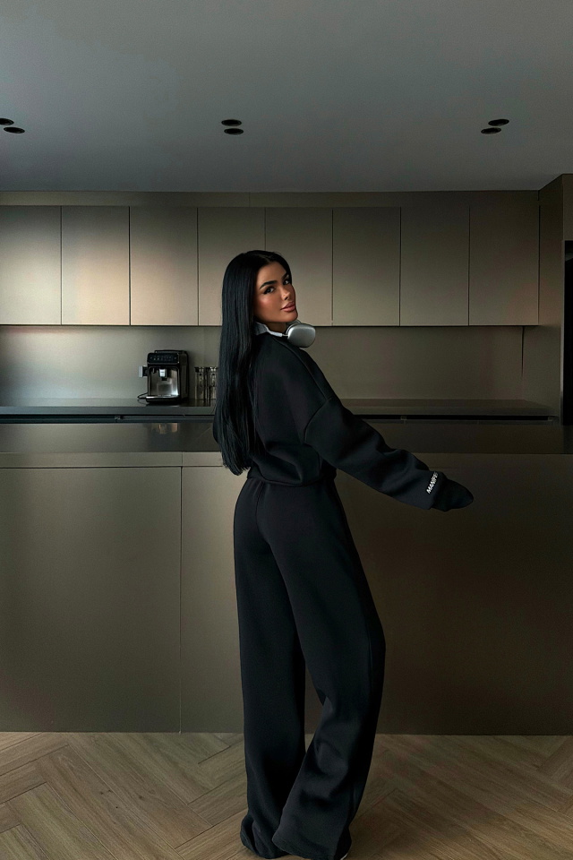 Siyah Manifest Eşofman Takımı ATE-4166 - 4