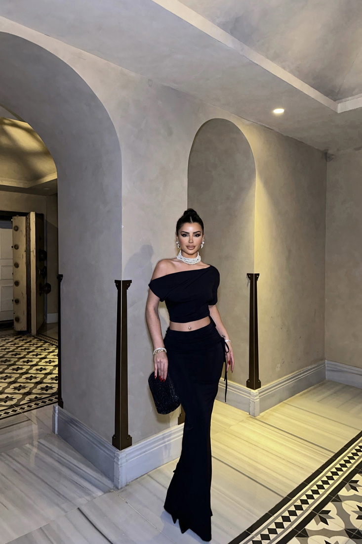 Jemıma Siyah Etekli Takım ATE-0846 - EYYO