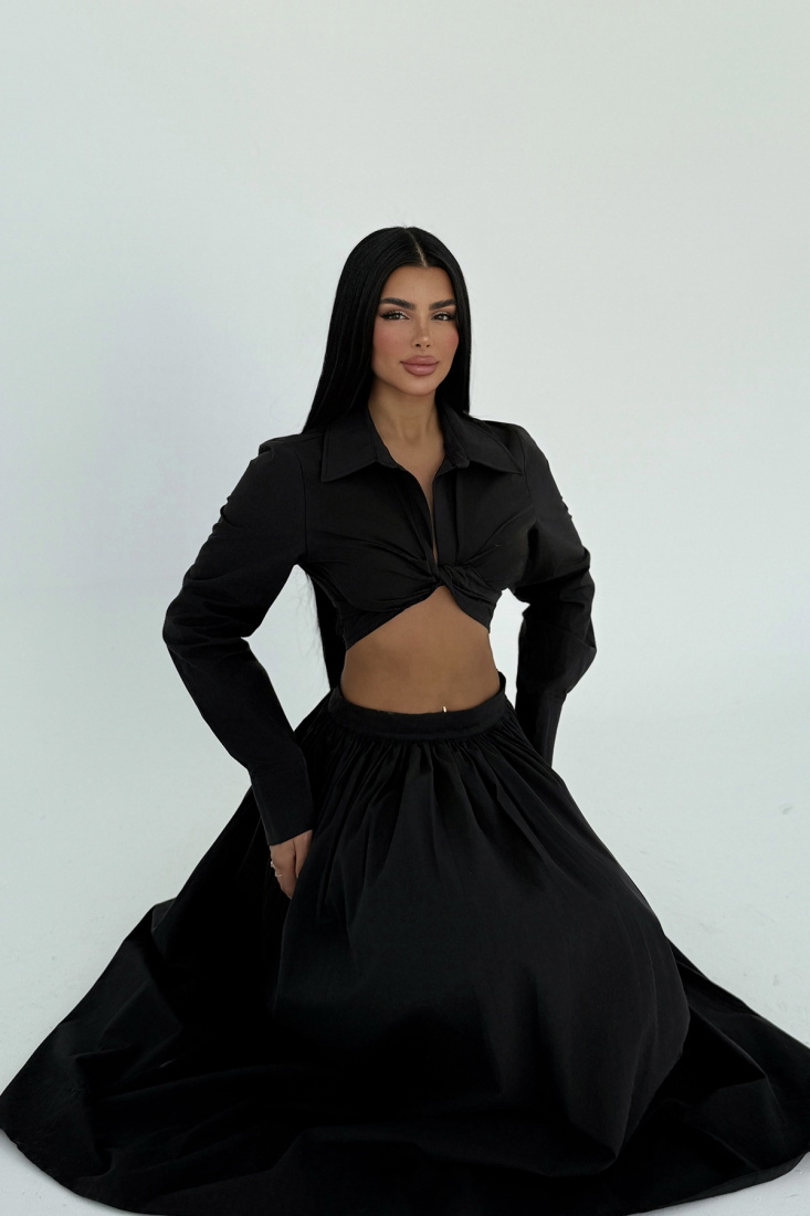 Siyah Veuve Alt Üst Takım ATE-2321 - EYYO