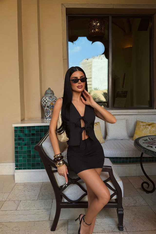 Siyah Lainie Takım ATE-4706 - 1