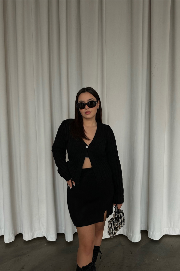 Siyah Etekli Takım ATE3406 - SEVENDAY