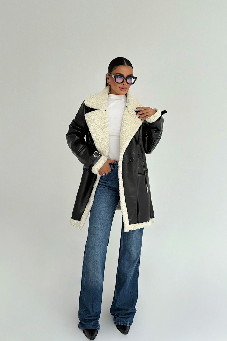 Siyah Dasha Ceket ATE-3788 - EYYO