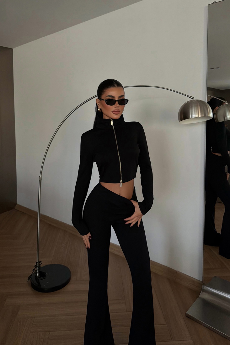 Siyah Bericca Eşofman Takımı ATE-4096 - EYYO