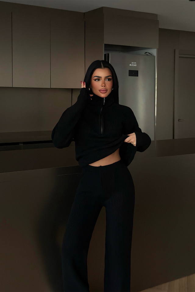 Siyah Nalani Triko Takım ATE-4271 - 2